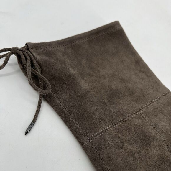 Sam Edleman Kristie Over The Knee Pointed Toe Kitten Heel Taupe Women's 9.5 - Picture 10 of 14